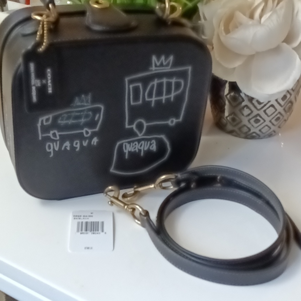 Coach Jean Michel Basquiat Square bag